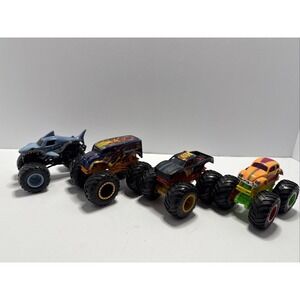 Hot Wheels Monster Trucks Lot Of 4